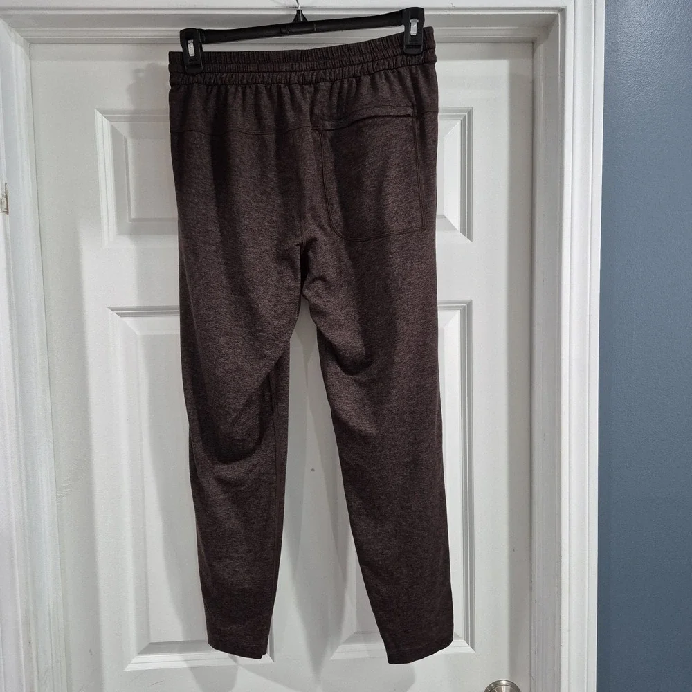 Lululemon Pants Mens Medium Brown Soft Jersey Tapered Sweatpants Lounge Stretch